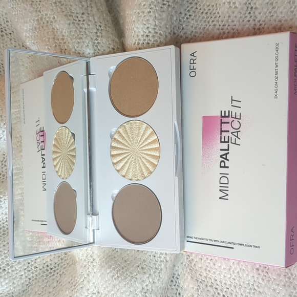 OFRA Face It Midi Palette in LIGHT, 12g/042oz(3x 4g/0.14) - Picture 1 of 11